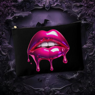 Kwijlende Roze Lippen Gothic Etui