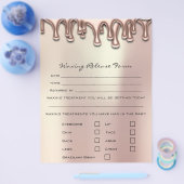 Kwijtformulier Wasdepilatie Pearly Flyer (Enkel)