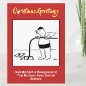 Kwijting en kerstkaart ontgrendelen feestdagen kaart