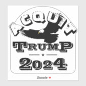 Kwijting TRUMP 2024 Sticker (Vel)
