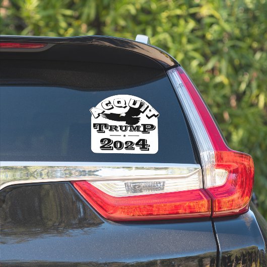 Kwijting TRUMP 2024 Sticker (Auto Zijkant)