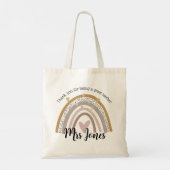 Kwijtschelding van cadeautjes voor leraren in de r tote bag (Achterkant)