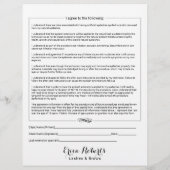 Kwijtverklaring Eyelash Extensions 2 Flyer (Achterkant)