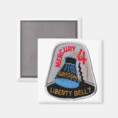 Kwik 4: Liberty Bell 7 Gus Grissom Magneet (Voorkant / Achterkant)
