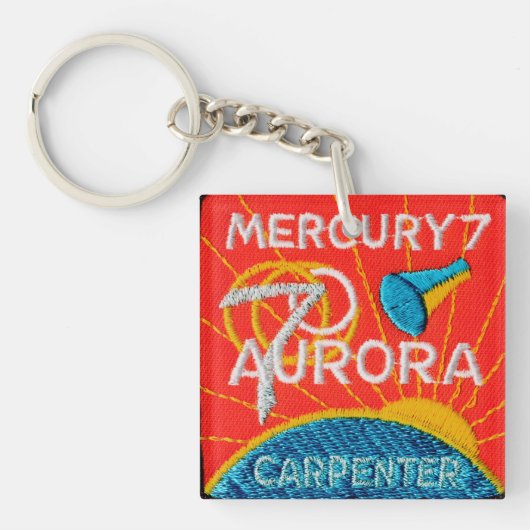 Kwik 7: Aurora 7 - Scott Carpenter Sleutelhanger (Voorkant)