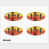 kwik buitenboordmotoren teken rechthoekige sticker (Vel)