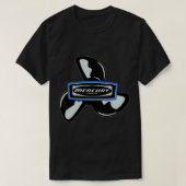 Kwik-buitenkant motorsticker t-shirt (Design voorkant)