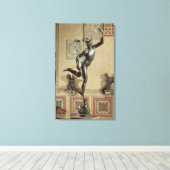 Kwik, c.1576 (brons) canvas afdruk (Insitu (Houten vloer))