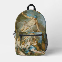 Kwik dat de baby Baccus aan de nimfen toevertrouwt Bedrukte Rugzak