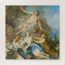 Kwik dat de baby Baccus aan de nimfen toevertrouwt