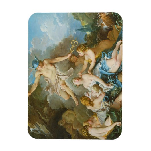 Kwik dat de baby Baccus aan de nimfen toevertrouwt Magneet (Verticaal)