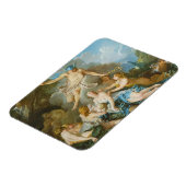 Kwik dat de baby Baccus aan de nimfen toevertrouwt Magneet (Linkerzijde)