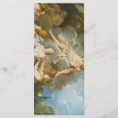 Kwik dat de baby Baccus aan de nimfen toevertrouwt Menu (Achterkant)