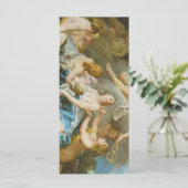 Kwik dat de baby Baccus aan de nimfen toevertrouwt Menu (Staand voorkant)