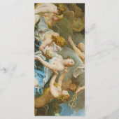 Kwik dat de baby Baccus aan de nimfen toevertrouwt Menu (Voorkant)