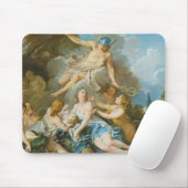 Kwik dat de baby Baccus aan de nimfen toevertrouwt Muismat (Met muis)