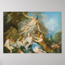 Kwik dat de baby Baccus aan de nimfen toevertrouwt