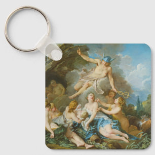 Kwik dat de baby Baccus aan de nimfen toevertrouwt Sleutelhanger