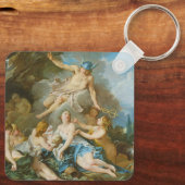 Kwik dat de baby Baccus aan de nimfen toevertrouwt Sleutelhanger (Achterkant)