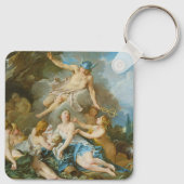 Kwik dat de baby Baccus aan de nimfen toevertrouwt Sleutelhanger (Achterkant)