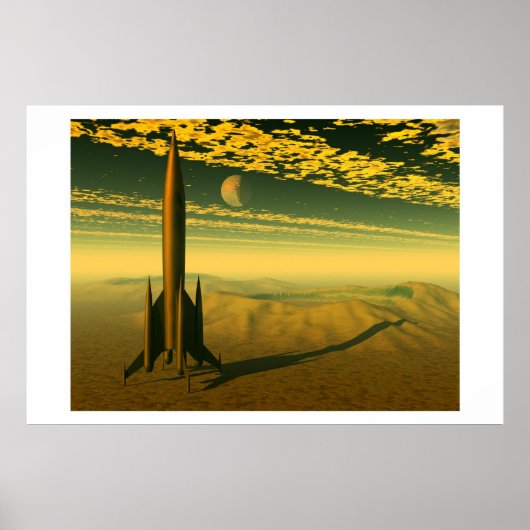 Kwik dat over Venuaanse raters rijdt Poster (Voorkant)