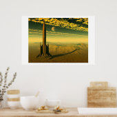 Kwik dat over Venuaanse raters rijdt Poster (Keuken)