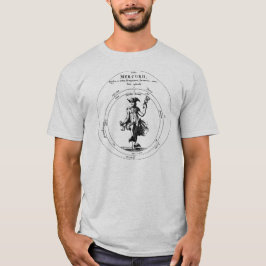 Kwik en Caduceus Alchemical Mercurius T-shirt