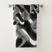 Kwik en handdoek ingesteld door artiest C.L. Bruin (Insitu)