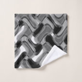 Kwik en handdoek ingesteld door artiest C.L. Bruin (Wasdoekje)