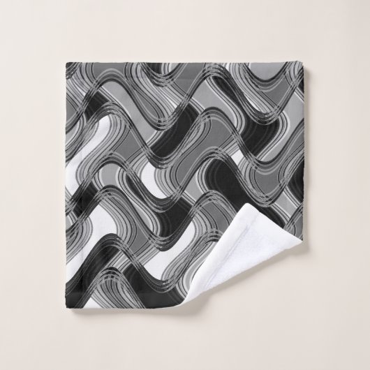 Kwik en handdoek ingesteld door artiest C.L. Bruin (Wasdoekje)