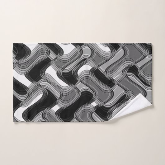 Kwik en handdoek ingesteld door artiest C.L. Bruin (Handdoek)