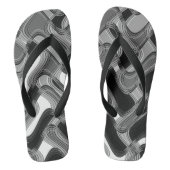 Kwik en verhandelbare Teenslippers door artiest C. (Voetbed)