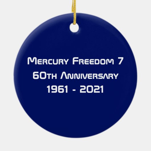 Kwik Freedom 7 - 60ste Jubileum Keramisch Ornament (Achterkant)