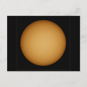 Kwik in doorvoer door de zon briefkaart