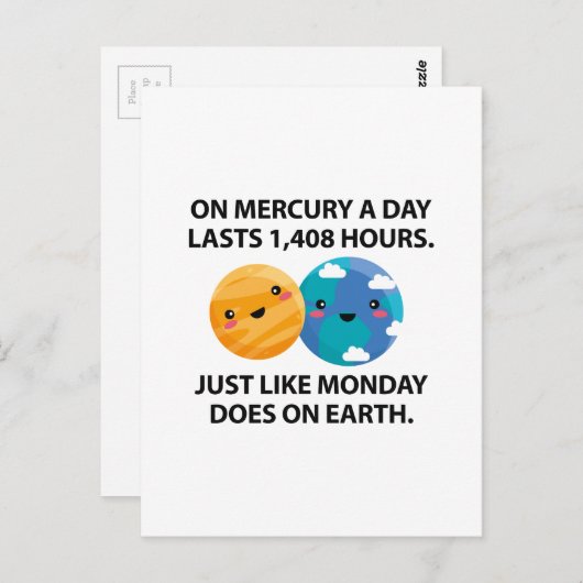 Kwik maandag briefkaart (Voorkant / Achterkant)