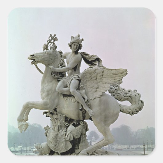 Kwik op Pegasus 1701-02 Vierkante Sticker (Voorkant)