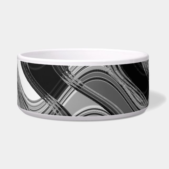 Kwik & Sable Ceramic Pet Bowl. door C.L. Bruin Voerbakje (Voorkant)