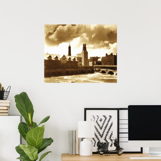 Kwik & Times Square Poster (Thuiskantoor)