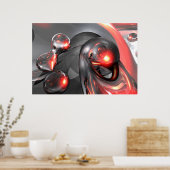 Kwik Toenemend Abstract Poster (Keuken)