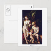 Kwik, Venus en Cupid van Correggio Briefkaart (Voorkant / Achterkant)