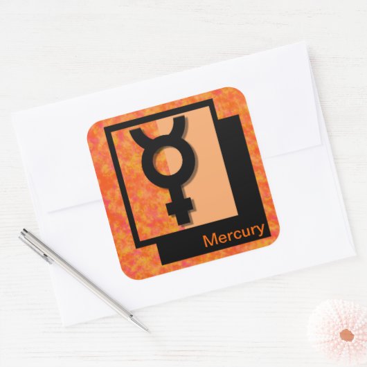 Kwik Vierkante Sticker (Envelop)