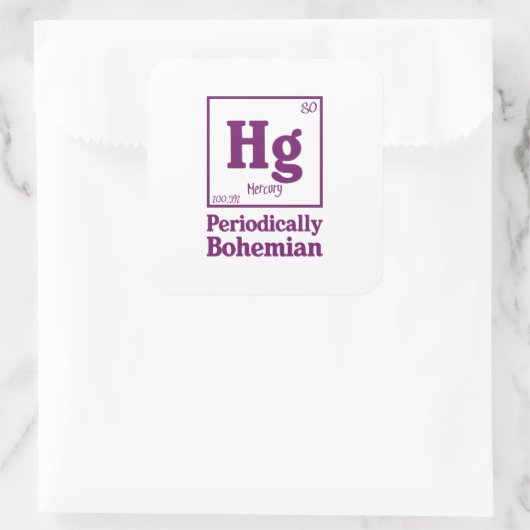 Kwik Vierkante Sticker (Tas)