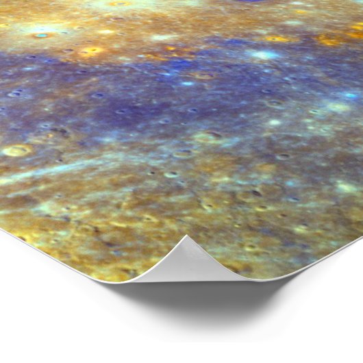 Kwikbekken van Caloris Poster (Hoek)