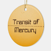 Kwikdoorvoer van de zon keramisch ornament (Links)