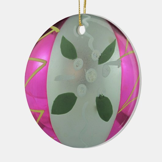  kwikgordel voor kerstmis van glas Mistletoe Keramisch Ornament (Links)