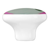  kwikgordel voor kerstmis van glas Mistletoe Keramische Knop (Zijkant)