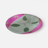  kwikgordel voor kerstmis van glas Mistletoe Papieren Bordje (Gekanteld)