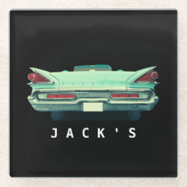 kwiklampen uit de jaren 1950 - Aangepast Glazen Onderzetter