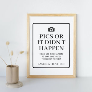 Kwik's of het gebeurde niet Verwerpbaar het Teken  Poster