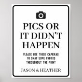 Kwik's of het gebeurde niet Verwerpbaar het Teken  Poster (Voorkant)